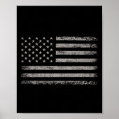 Patriotische US-Flagge 4. Juli für Männer Frauen K Poster