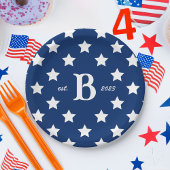 Patriotische US Flagge 4. Juli Party Pappteller
