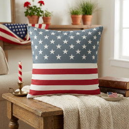 Patriotische US Flagge Amerikanische Flagge Kissen