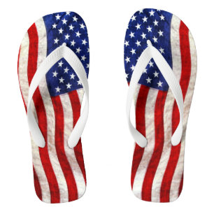 Patriotische US-Flagge Badesandalen