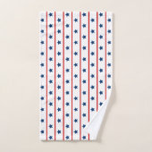 Patriotische US Flagge Badhandtuch Set (Handtuch)