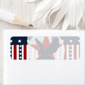 Patriotische US Flagge Bald Eagle American (Insitu)