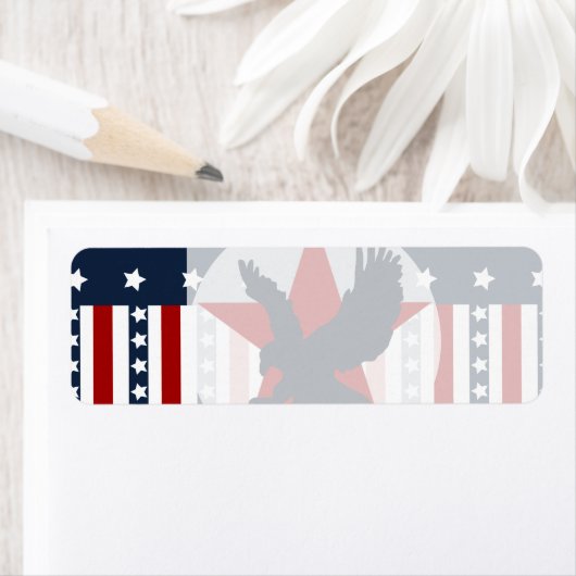 Patriotische US Flagge Bald Eagle American (Insitu)