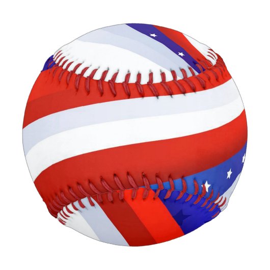 Patriotische US Flagge Baseball (Rückseite)