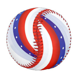 Patriotische US Flagge Baseball