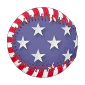 Patriotische US Flagge Baseball (Vorderseite Links)