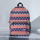 Patriotische US Flagge Bedruckter Rucksack