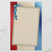 Patriotische US Flagge Briefpapier (Vorderseite)