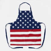 Patriotische US Flagge der USA Schürze (Vorderseite)