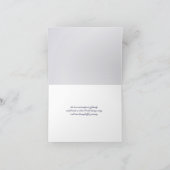 Patriotische US Flagge Faltkarte Dankeskarte (Innenseite)