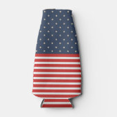 Patriotische US Flagge Flaschenkühler (Vorderseite)