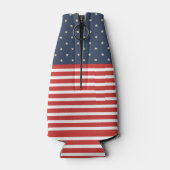 Patriotische US Flagge Flaschenkühler (Rückseite)