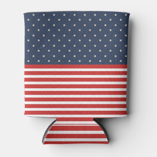 Patriotische US Flagge Flaschenkühler (Vorderseite)