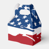 Patriotische US Flagge Geburtstagspartei Geschenkschachtel (Vorderseite)