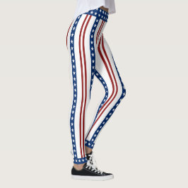 Patriotische US Flagge Leggings