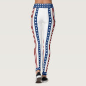 Patriotische US Flagge Leggings (Rückseite)