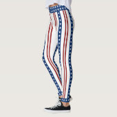 Patriotische US Flagge Leggings (Links)