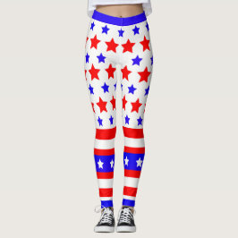 Patriotische US Flagge Leggings