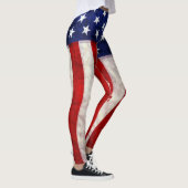 Patriotische US-Flagge Leggings (Rechts)