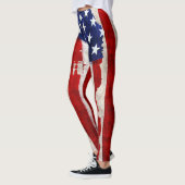 Patriotische US-Flagge Leggings (Links)
