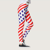 Patriotische US Flagge Leggings (Rechts)