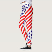 Patriotische US Flagge Leggings (Links)