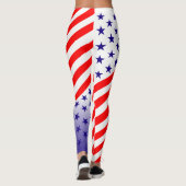 Patriotische US Flagge Leggings (Rückseite)