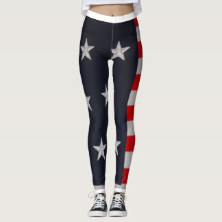 Patriotische US Flagge-Leggings Leggings