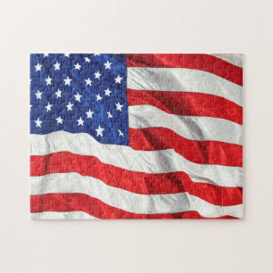 Patriotische US Flagge Puzzle