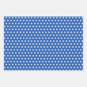 Patriotische US Flagge Rot und Blau 4. Juli Geschenkpapier Set (Vorderseite 3)