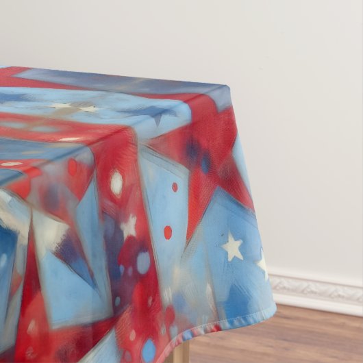 Patriotische US Flagge Rot, Weiß und Blau Tischdecke (Beispiel)