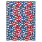 Patriotische US Flagge Rot, Weiß und Blau Tischdecke (Vorderseite)