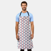 Patriotische US Flagge Schürze (Getragen)