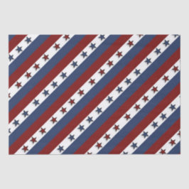 Patriotische US Flagge Seidenpapier