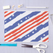 Patriotische US Flagge Seidenpapier (Handwerk)