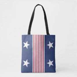 Patriotische US Flagge Tote Tasche