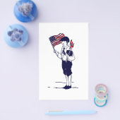 Patriotische US-Flagge und Feuerwerkskörper Flyer (Einzeln)