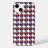 Patriotische US-Flaggen - Zeichen Case-Mate iPhone Hülle (Rückseite)
