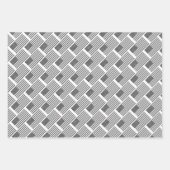 Patriotische US-Flaggenmuster verpacken Papierblät Geschenkpapier Set (Vorderseite 3)