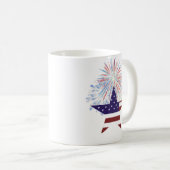 Patriotische US-Tasse Kaffeetasse (VorderseiteRechts)