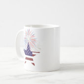 Patriotische US-Tasse Kaffeetasse (Vorderseite Links)