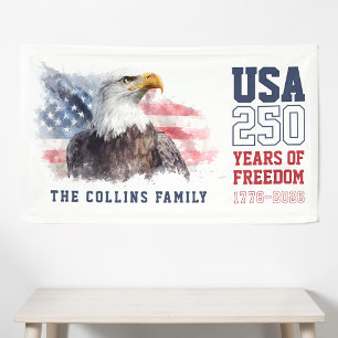 Patriotische USA 250. Jahrestag Party Amerikas Banner