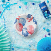Patriotische USA-Ballons Pappteller (Party)