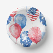 Patriotische USA-Ballons