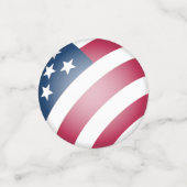 Patriotische USA Flag Cool, Spaß Konfetti (Klein Vorderseite)