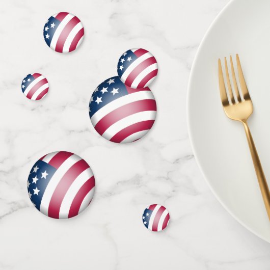 Patriotische USA Flag Cool, Spaß Konfetti (Gruppe)