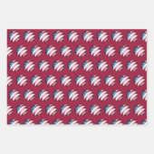 Patriotische USA Flag Globe Cool Geschenkpapier Set (Vorderseite 2)