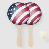 Patriotische USA Flag Spaß, Cool Fächer (Vorne und Hinten)