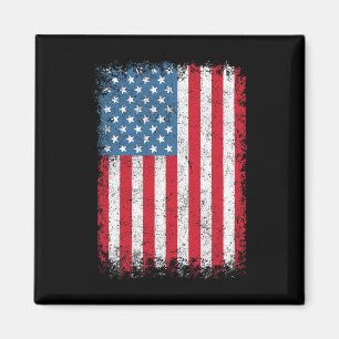 Patriotische USA-Flagge 4. Juli für Männer Frauen  Magnet