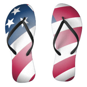 Patriotische USA-Flagge, Cool Badesandalen
